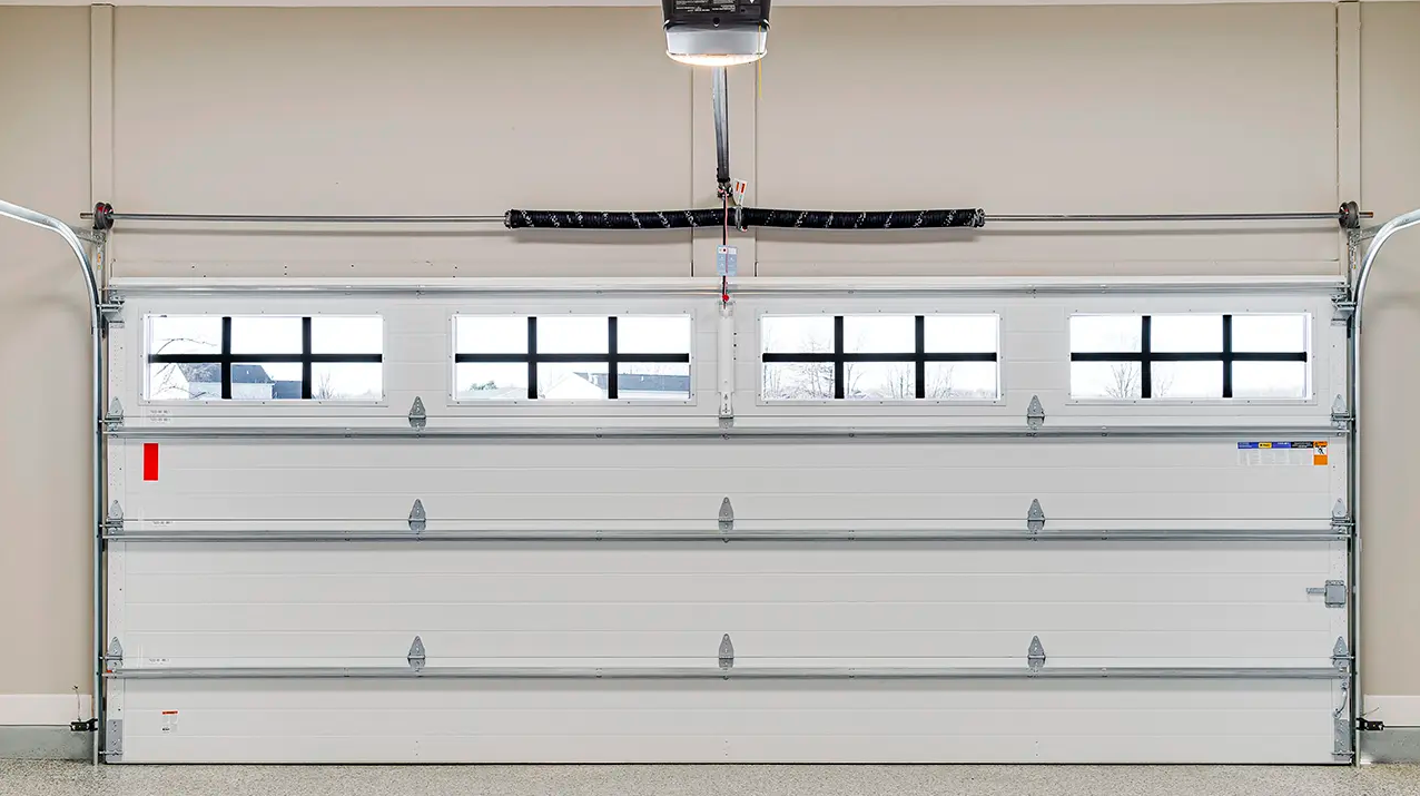 Garage door service truck and expert technician providing same-day repairs in Scott Lake Florida
